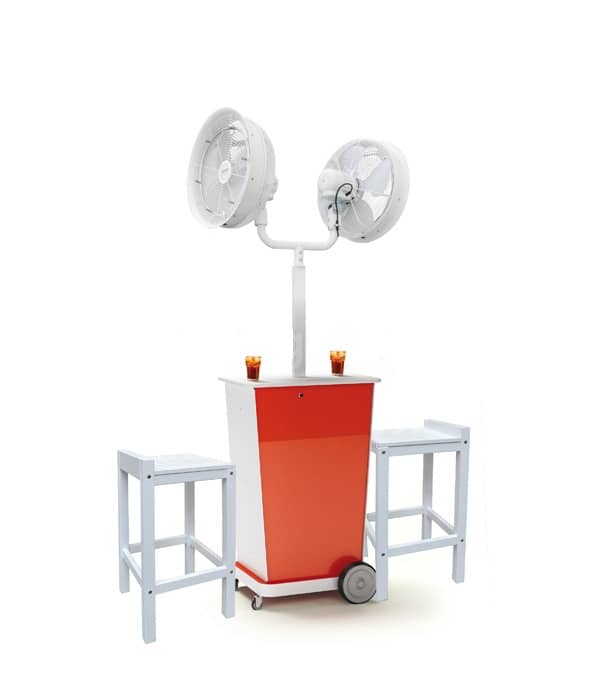 Brumisateur double ventilateur professionnel location événement